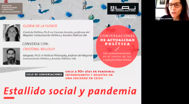 Charla: Estallido social y pandemia